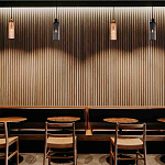 Подвесной светильник с рифленым стеклянным плафоном цилиндрической формы ARTICOLO варинант исполнения - 5 | Loft Concept в Волгограде