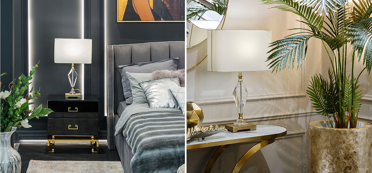 Настольная лампа Glass Diamond Decor Настольная лампа Glass Diamond Decor - Loft-Concept в Волгограде