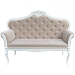 Диван в стиле прованс Montmartre Provence Sofa Beige White варинант исполнения - 1 | Loft Concept в Волгограде