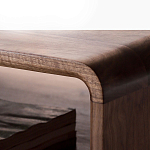 Кофейный стол из дерева с ящиком и нишей для хранения Coffee Walnut Table варинант исполнения - 6 | Loft Concept в Волгограде