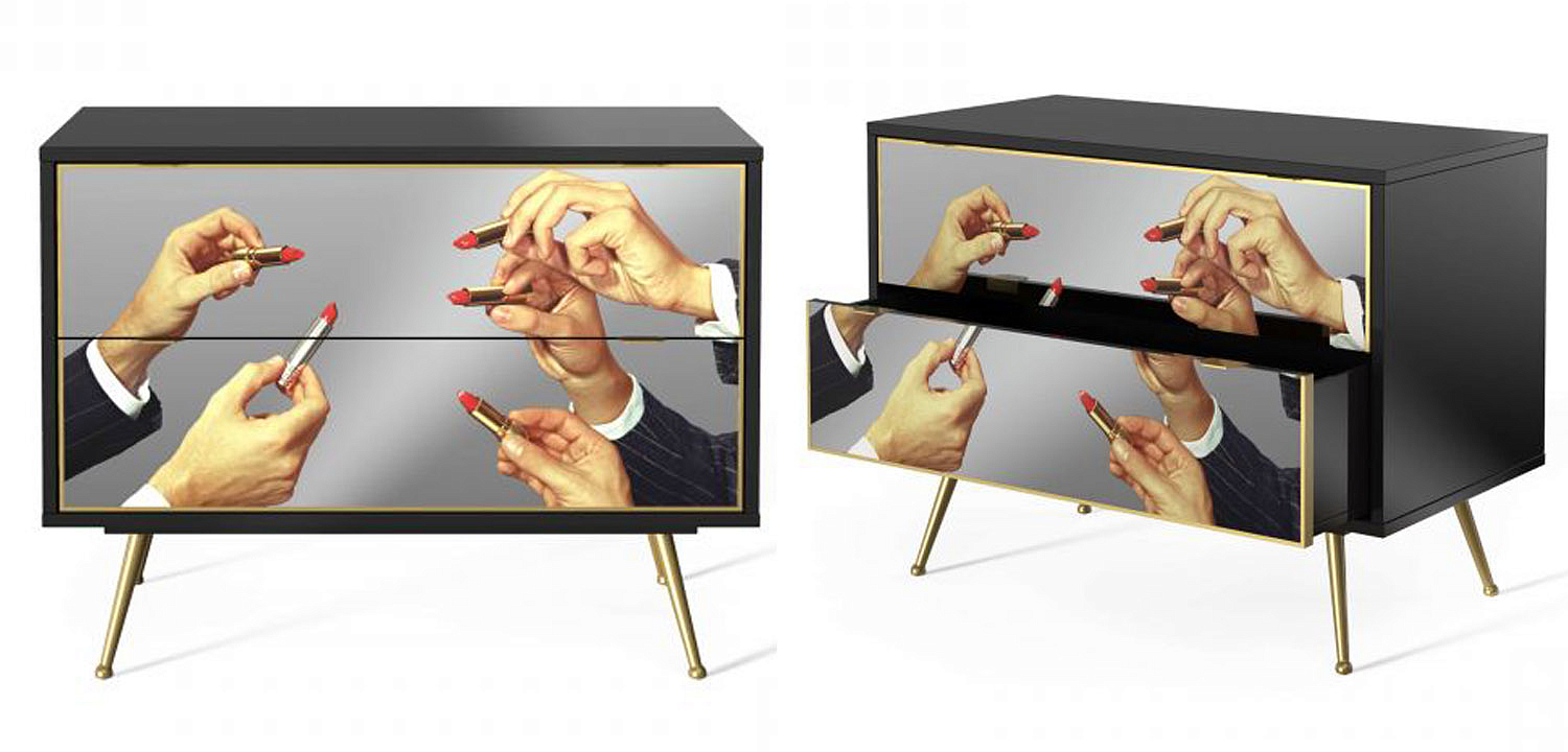 Комод Seletti Chest of Two Drawers Lipstick Комод Seletti Chest of Two Drawers Lipstick - Loft-Concept в Волгограде
