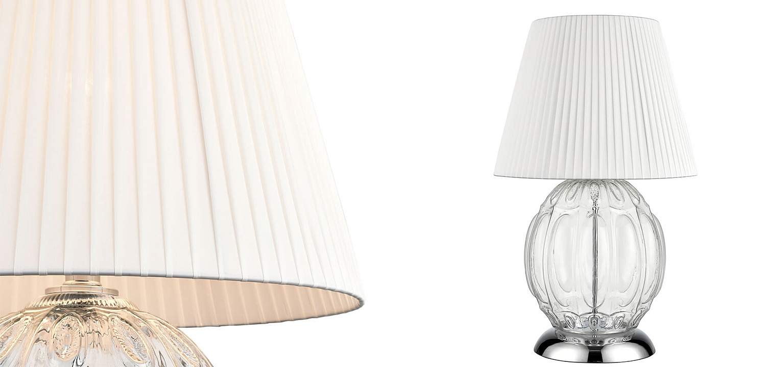 Настольная лампа Прозрачное Стекло Hailey Table Lamp Настольная лампа Прозрачное Стекло Hailey Table Lamp - Loft-Concept в Волгограде