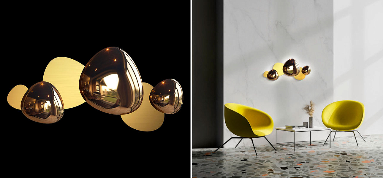 Бра Gold Matt & Gloss 2 Бра Gold Matt & Gloss 2 - Loft-Concept в Волгограде