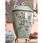 Ваза с крышкой и цветочным узором Genuine Chinese Classics варинант исполнения - 5 | Loft Concept в Волгограде