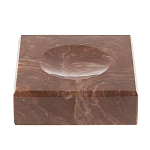 Подставка под шар квадратная из натурального камня Лемезит Natural Stone Sphere Stands варинант исполнения - 1 | Loft Concept в Волгограде