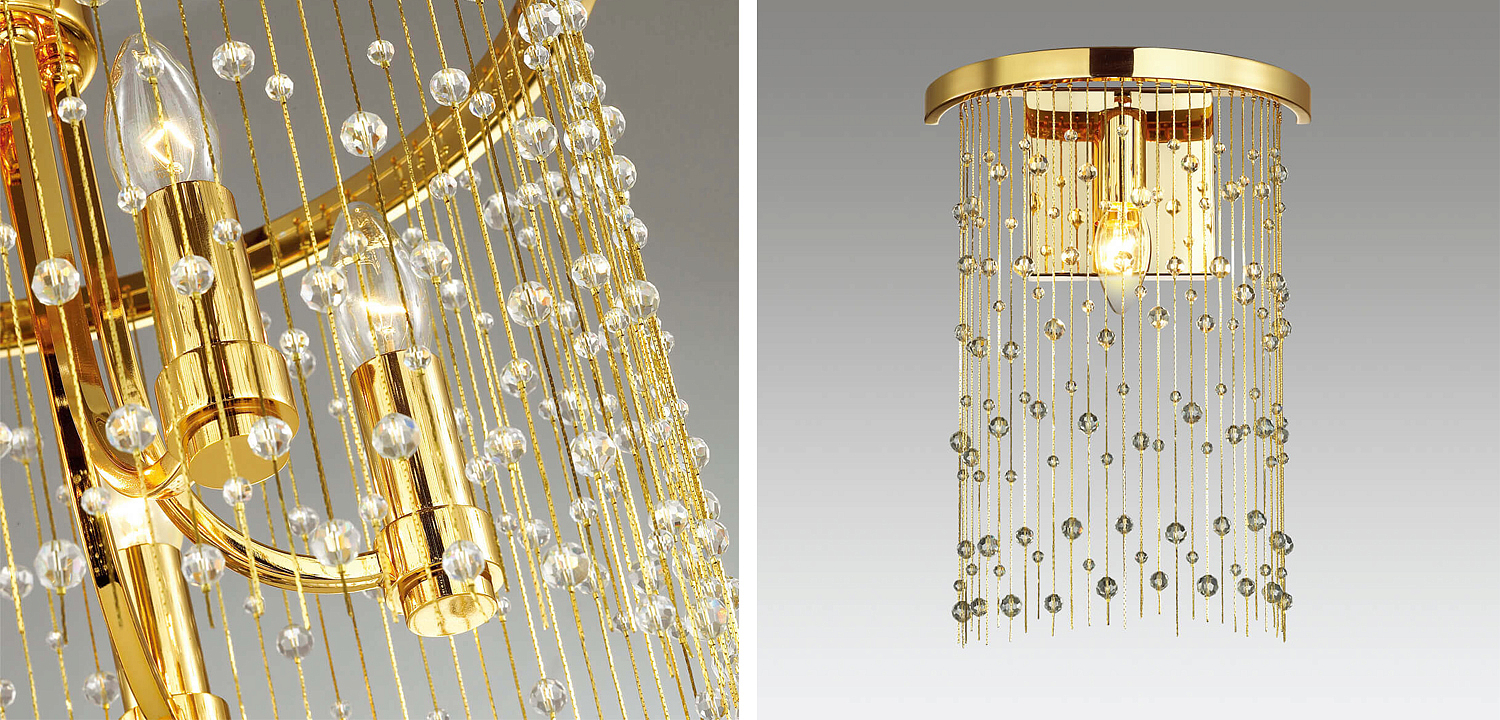 Бра Hailstorm Rain Wall lamp gold Бра Hailstorm Rain Wall lamp gold - Loft-Concept в Волгограде
