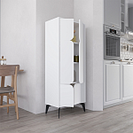 Комод белый с 4-мя дверцами на металлических ножках SPARK MULTIPURPOSE CABINET WHITE варинант исполнения - 7 | Loft Concept в Волгограде