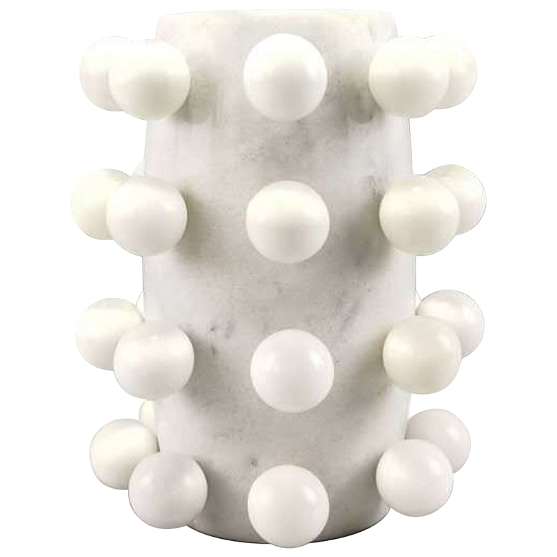 Ваза Molecule Vase White Marble Spheres Белый Мрамор Bianco Ваза Molecule Vase White Marble Spheres Белый Мрамор Bianco в Волгограде | Loft Concept