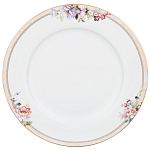 Сервиз столовый из фарфора белый с цветочным принтом на 6 персон 23 предмета Flower Porcelain Collection варинант исполнения - 3 | Loft Concept в Волгограде