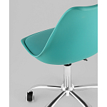 Офисный стул на металлическом основании EGGERY Blue пластик варинант исполнения - 3 | Loft Concept в Волгограде