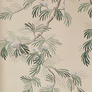 Обои ручная роспись Silk Tree Special Colurway on Sabbia slub silk