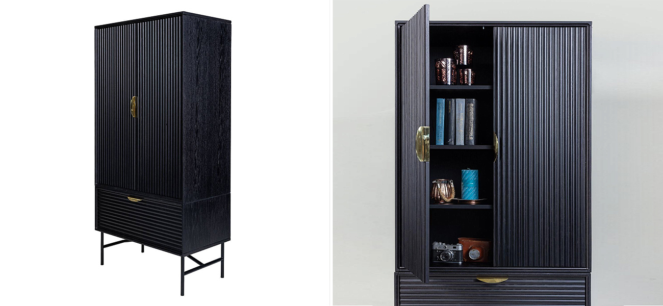 Шкаф Antique Order Черный Шкаф Antique Order Черный - Loft-Concept в Волгограде