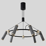 Люстра круглая с 9-ю цилиндрическими плафонами на магнитном креплении Bronze Concert варинант исполнения - 2 | Loft Concept в Волгограде