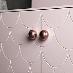 Дизайнерский комод розовый с фактурным фасадом Tiles варинант исполнения - 2 | Loft Concept в Волгограде