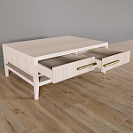 Кофейный стол Primo с двумя ящиками Светлый дуб варинант исполнения - 8 | Loft Concept в Волгограде