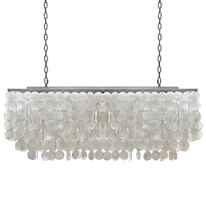 Люстра rectangle SHELL Chandelier 2 cascades