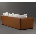 Элитарный современный диван Birmingham с кожаной спинкой варинант исполнения - 2 | Loft Concept в Волгограде