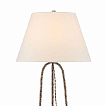 Торшер с конусовидным тканевым абажуром и фактурным каркасом Industrial Profile варинант исполнения - 2 | Loft Concept в Волгограде