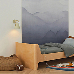 Корзина синяя Elewisa Wicker Basket варинант исполнения - 6 | Loft Concept в Волгограде