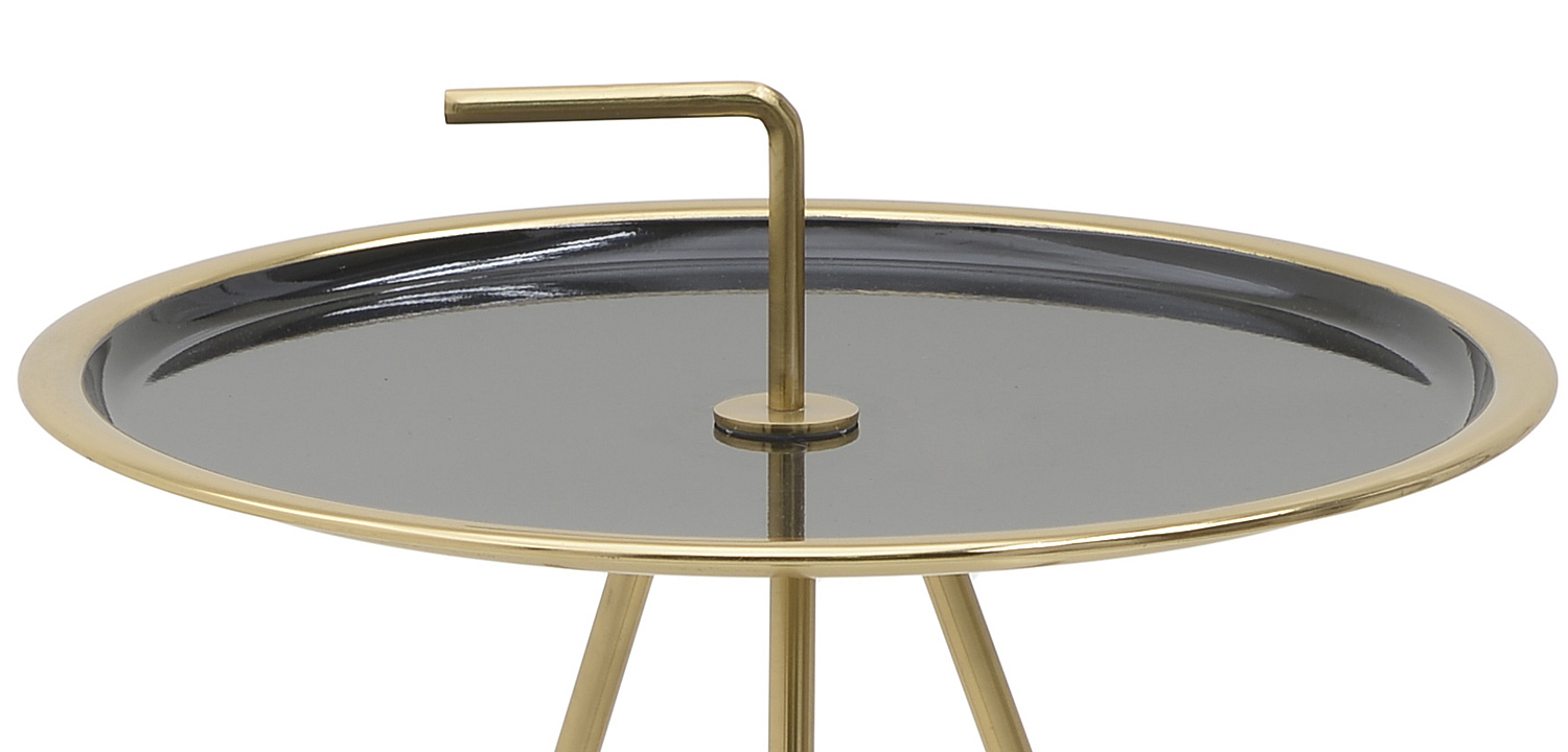 Приставной стол Salute Table Black Приставной стол Salute Table Black - Loft-Concept в Волгограде