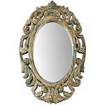 Настенное овальное зеркало Aina Mirror варинант исполнения - 1 | Loft Concept в Волгограде