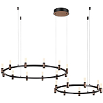 Люстра подвесная с цилиндрическими плафонами на двух круглых подвесах  Arnaut Light варинант исполнения - 4 | Loft Concept в Волгограде