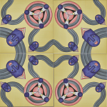 Плитка дизайнерская с узором Дива варинант исполнения - 2 | Loft Concept в Волгограде