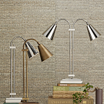 Настольная лампа c двумя поворотными плафонами TwoDirections варинант исполнения - 5 | Loft Concept в Волгограде