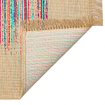 Ковер с геометрическим узором из комбинированного состава Full rhythm варинант исполнения - 4 | Loft Concept в Волгограде