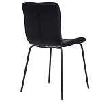 Стул черный с обивкой из велюра Black Archie Chair варинант исполнения - 3 | Loft Concept в Волгограде