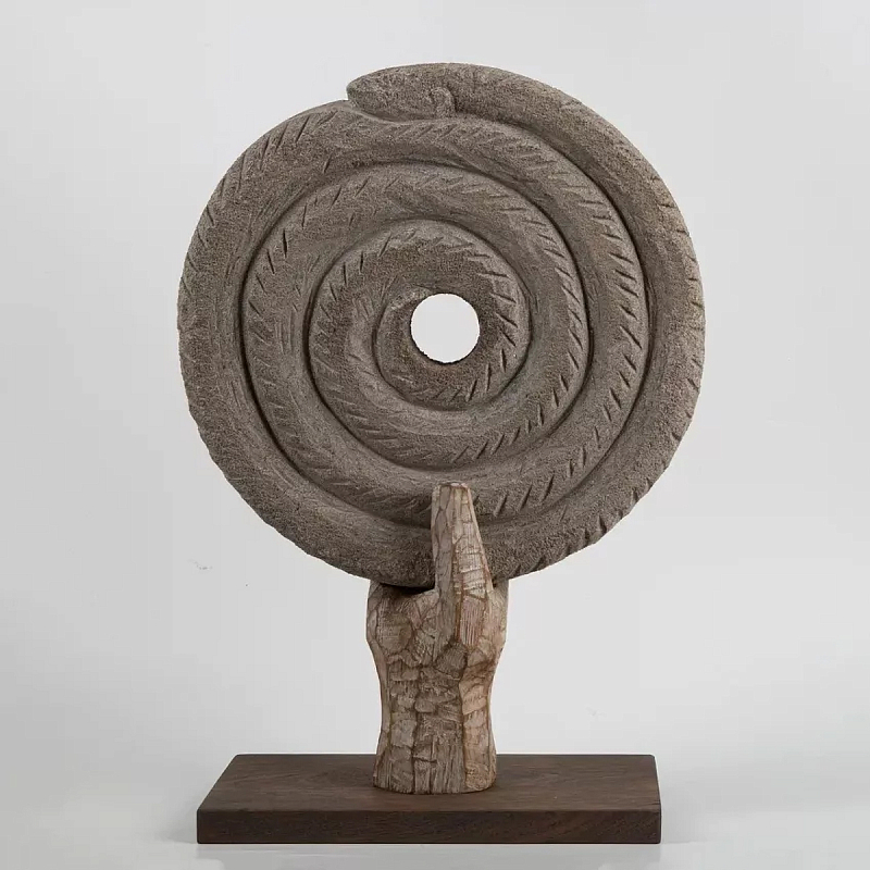 Скульптура «Спираль времени» Серый Коричневый в Волгограде | Loft Concept 