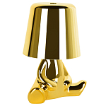 Настольная лампа фигурная золотого цвета с гладким абажуром Высота 16 см Sophia варинант исполнения - 2 | Loft Concept в Волгограде