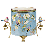 Фарфоровое кашпо с птицами Eden Garden варинант исполнения - 1 | Loft Concept в Волгограде