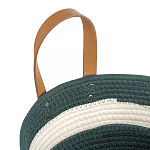 Корзина для хранения с ручками Interlacement Green  варинант исполнения - 2 | Loft Concept в Волгограде