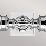 Бра для ванных комнат горизонтальное с двумя матовыми стеклянными цилиндическими плафонами Feiss варинант исполнения - 2 | Loft Concept в Волгограде