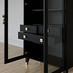 Дизайнерский шкаф витрина Elsa Dreams Black с 4-мя ящиками варинант исполнения - 8 | Loft Concept в Волгограде