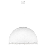 Подвесной светильник в форме купола белого цвета с ажурной бахромой Tactile Line варинант исполнения - 2 | Loft Concept в Волгограде