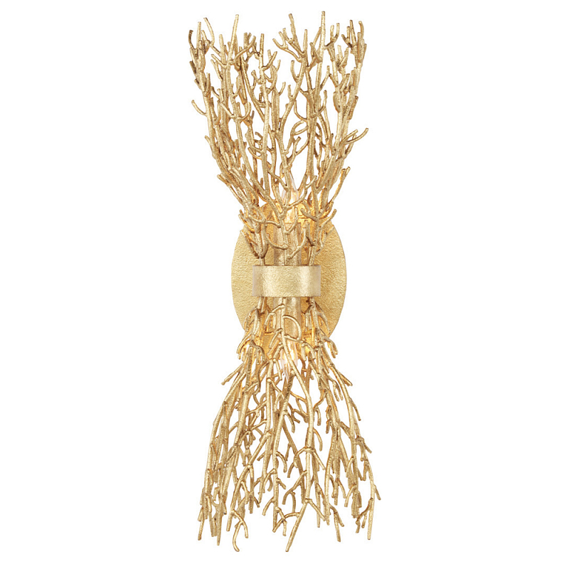 Бра золотое в виде кораллов Coral Decor Золотой Бра золотое в виде кораллов Coral Decor Золотой в Волгограде | Loft Concept