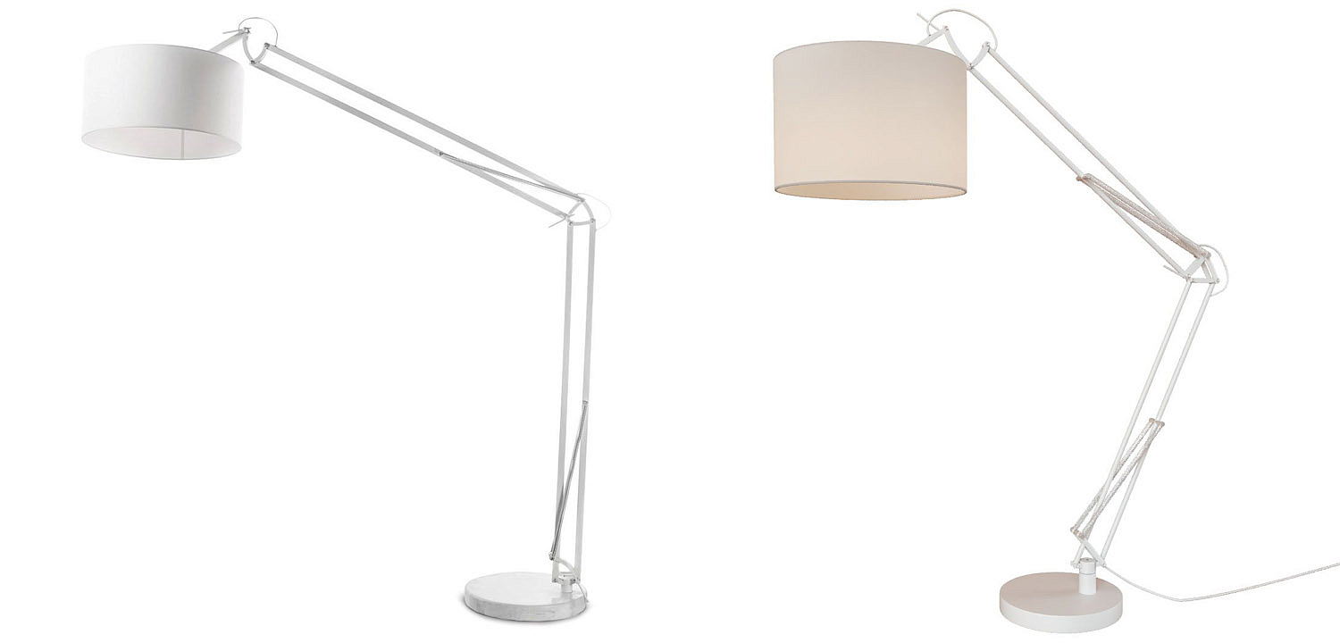 Торшер Garner Floor lamp white Торшер Garner Floor lamp white - Loft-Concept в Волгограде