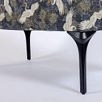 Банкетка с принтом из журавлей Crane варинант исполнения - 4 | Loft Concept в Волгограде