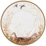 Чайная пара из фарфора с изображением утки и лисы 300 мл Hunting Porcelain Collection варинант исполнения - 2 | Loft Concept в Волгограде
