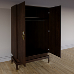 Платяной шкаф Elsa Dreams Walnut с 2-мя фасадами варинант исполнения - 1 | Loft Concept в Волгограде