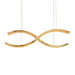 Люстра волнистой формы с фактурным хрустальным плафоном Light Delight варинант исполнения - 7 | Loft Concept в Волгограде