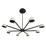 Люстра черного цвета на штанге Noir Supernova варинант исполнения - 4 | Loft Concept в Волгограде