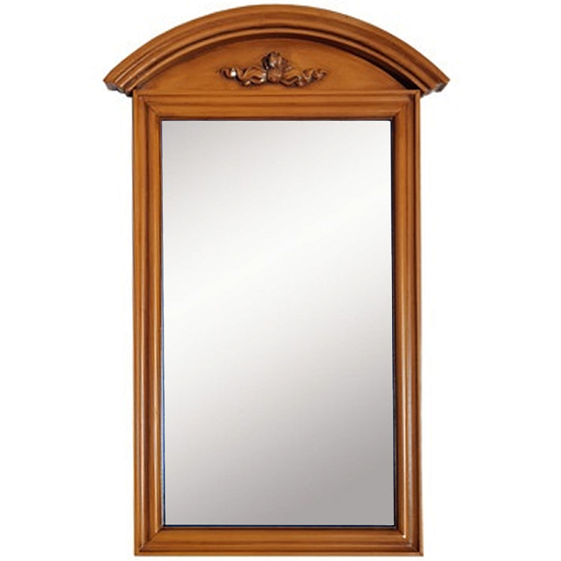 Настенное зеркало в деревянной раме орехового цвета Guirlande de Roses Walnut Color Mirror Орех Настенное зеркало в деревянной раме орехового цвета Guirlande de Roses Walnut Color Mirror Орех в Волгограде | Loft Concept
