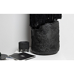 Напольная лампа черная с текстильными элементами "ЯРВИ" варинант исполнения - 6 | Loft Concept в Волгограде