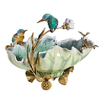 Чаша в виде листка лотоса с птицами Eden Garden варинант исполнения - 2 | Loft Concept в Волгограде