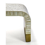 Стол журнальный Белый  BONE INLAY SIDE TABLE-Cream варинант исполнения - 3 | Loft Concept в Волгограде