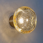 Бра с круглым плафоном из прозрачного стекла с пузырьками воздуха Effervia  варинант исполнения - 2 | Loft Concept в Волгограде