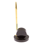 Часы настольные с ручкой из натурального камня Stone Clock варинант исполнения - 3 | Loft Concept в Волгограде